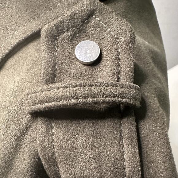 Kenneth‎ Cole Reaction Faux Suede Motorcycle Jacket with Zipper Accents XL - Picture 5 of 13